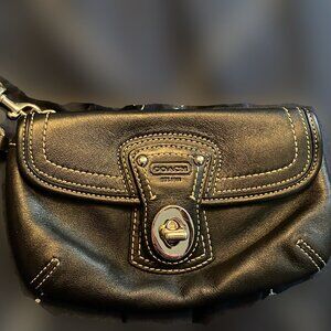 Black Coach Wristlet